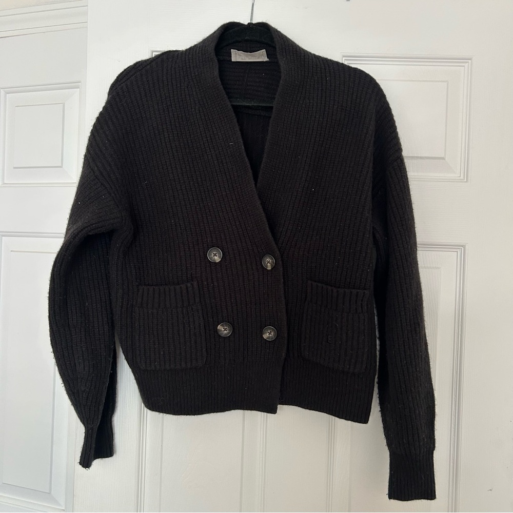 Everlane‎ Felted Double Breasted Cardigan - Picture 3 of 6